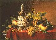 Dessertfruchte mit Elfenbeinhumpen, Johann Wilhelm Preyer